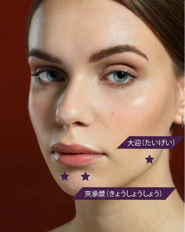 ほうれい線・フェイスラインの崩れに効くツボ | 美容鍼ハリニー